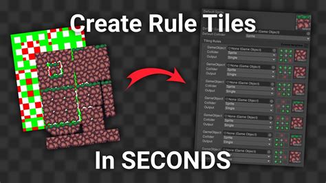 How would I make. . Unity rule tile gameobject
